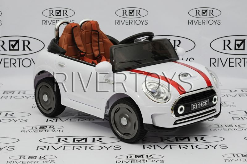 Детский электромобиль RiverToys Minicooper C111CC с дистанционным управлением Детский электромобиль RiverToys Minicooper C111CC с дистанционным управлением